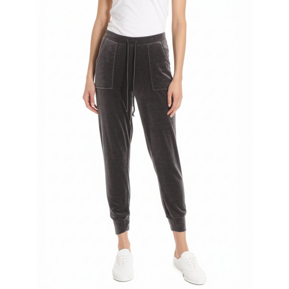 House of Harlow Grayish Purple Velour Pockets Joggers S Loungewear Casual Comfy